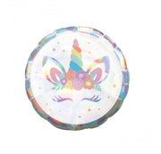 Palloncino Metalfoil Iridescente Unicorno 18" 46cm