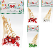 20 Stuzzicadenti Natalizi Prodotto Assortito