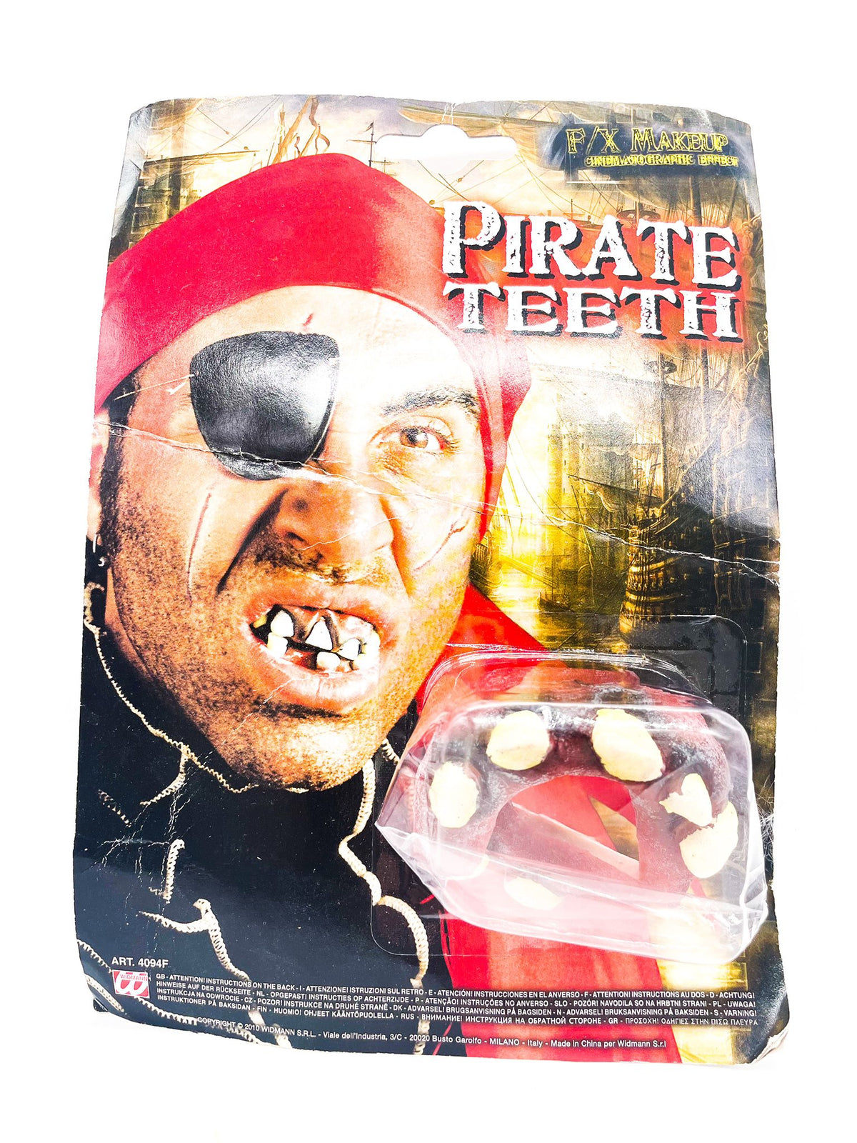 Denti Da Pirata In Plastica Halloween