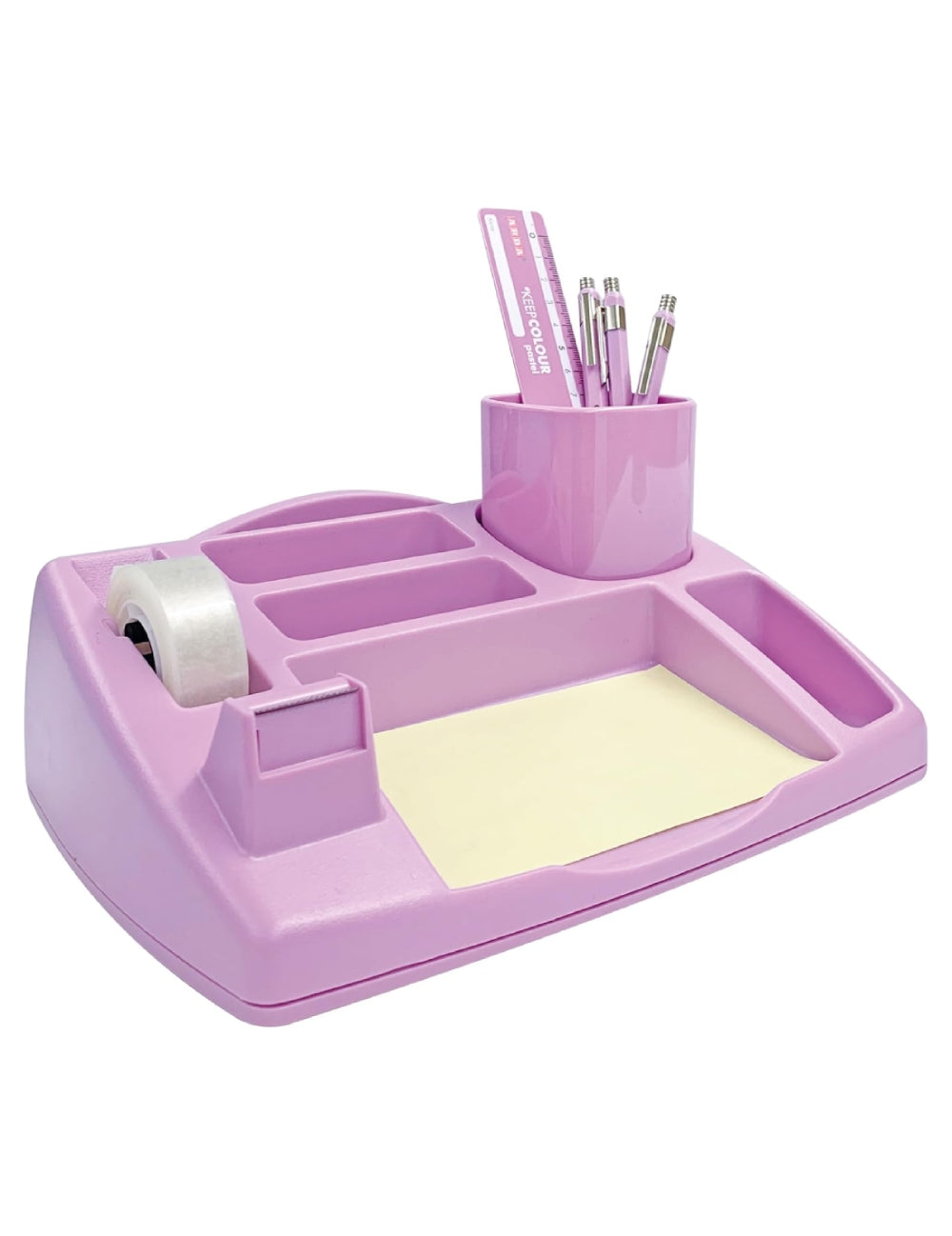 Contenitore Organizer Da Scrivania Lilla