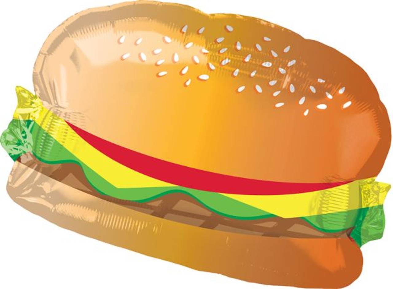 Palloncino Metalfoil Hamburger 26" 66cm