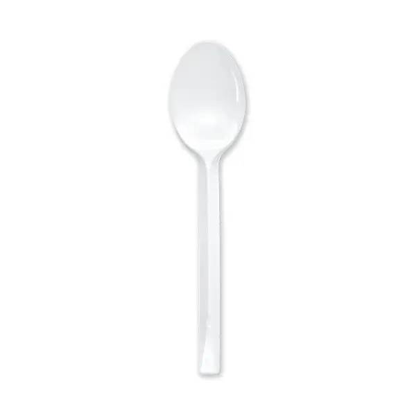 Cucchiaini in Plastica Bianchi - Set.100pz.