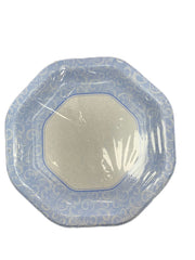 Piatti Di Carta Piani Esagonali Azzurro diam.20cm 8pz.