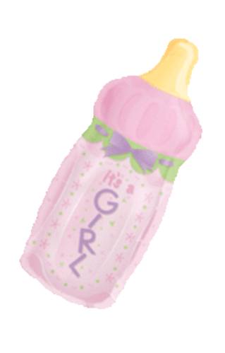 Palloncino Foil Biberon Nascita It's A Girl 31" 78cm