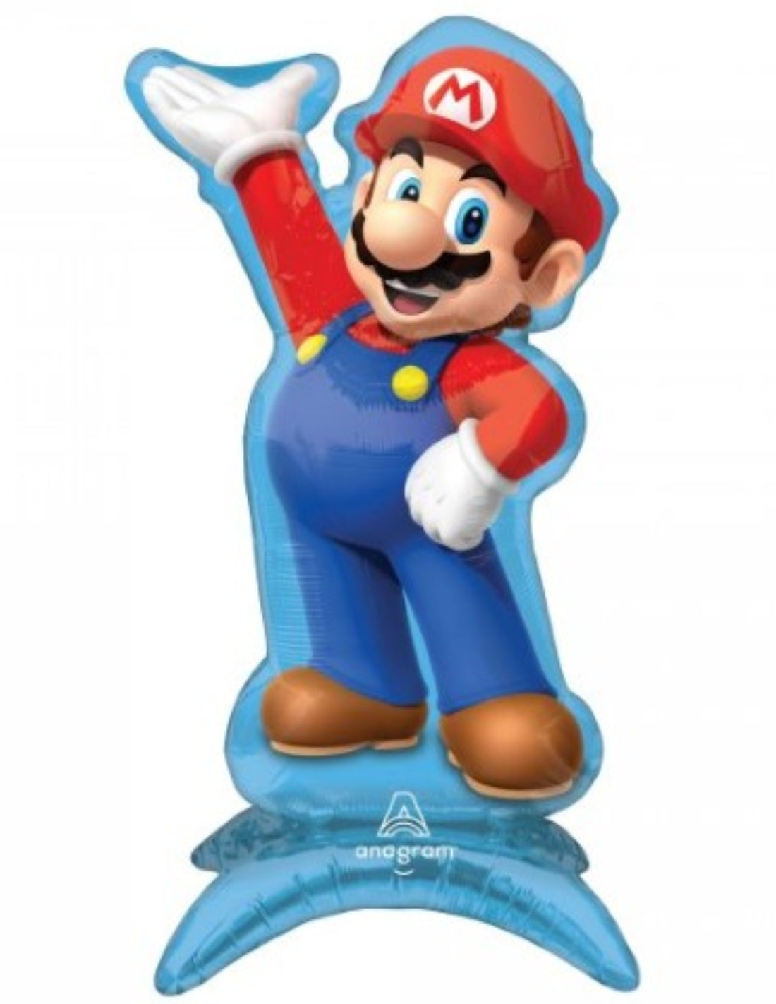 Palloncino Per Feste Super Mario Bross 23" 58cm Mylar