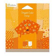 Carta Per Origami 20+1 Fogli Fantasie Arancioni 12x12cm