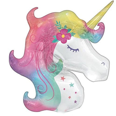 Palloncino Metalfoil Unicorno Sagomato 33" 83cm