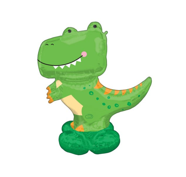 Palloncino Metalfoil Dinosauro T-Rex Sorridente 54" 137cm