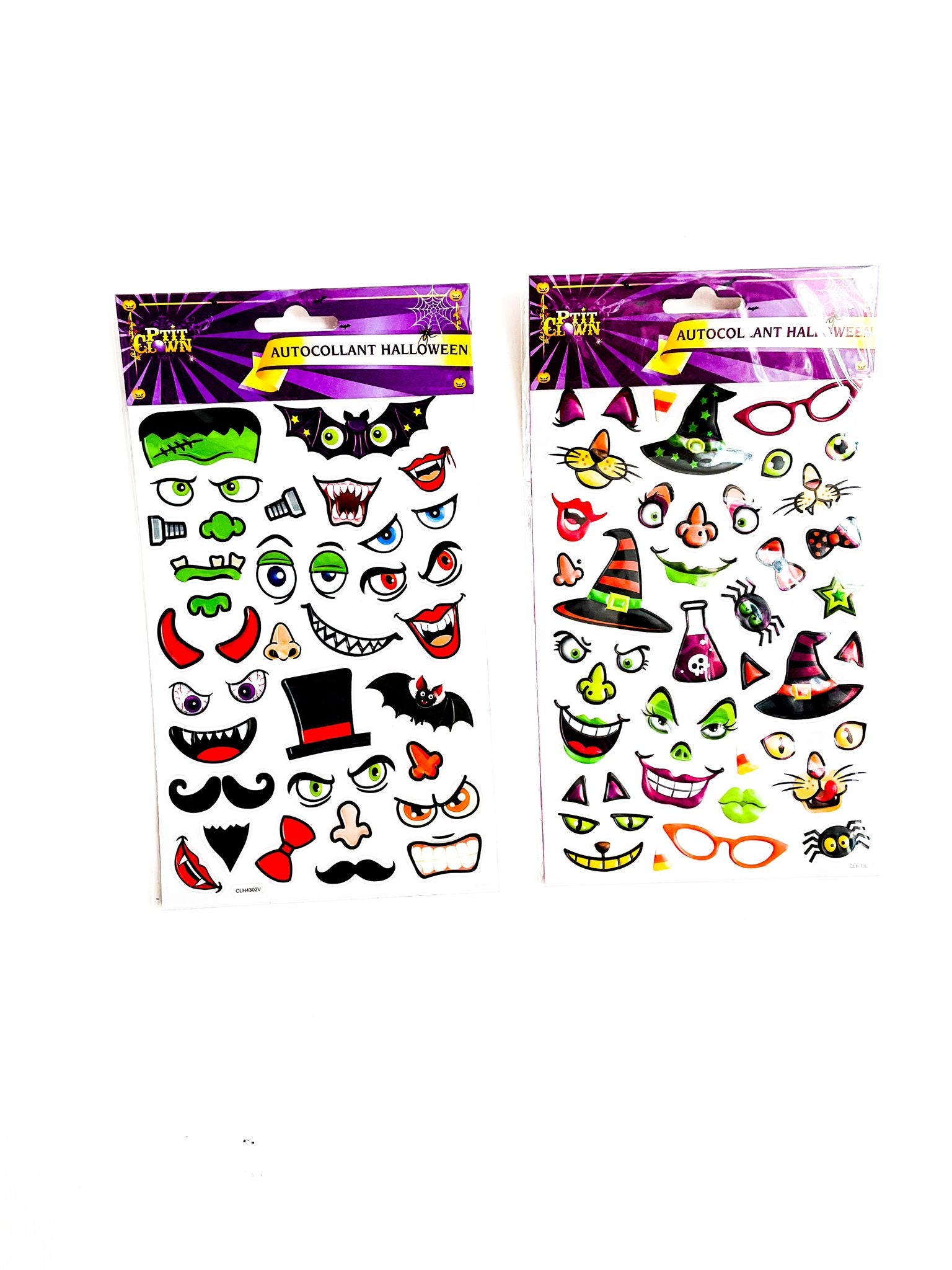 Adesivi Con Figure Assortite Ornamenti Halloween