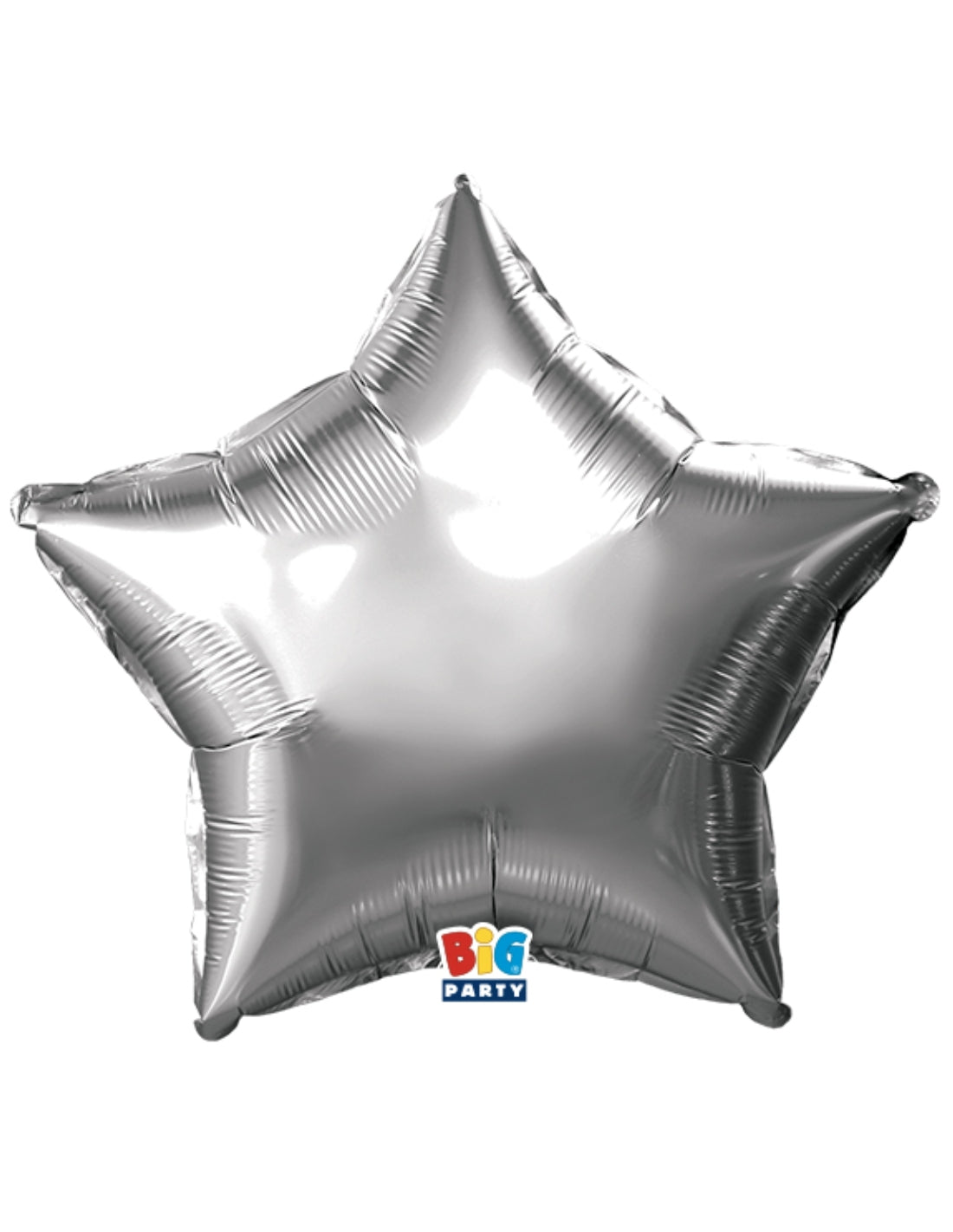 Palloncino Mylar Stella Argento Metallico 18" 45cm