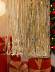 Addobbo Di Natale Frangia Decorativa Perla 50cm