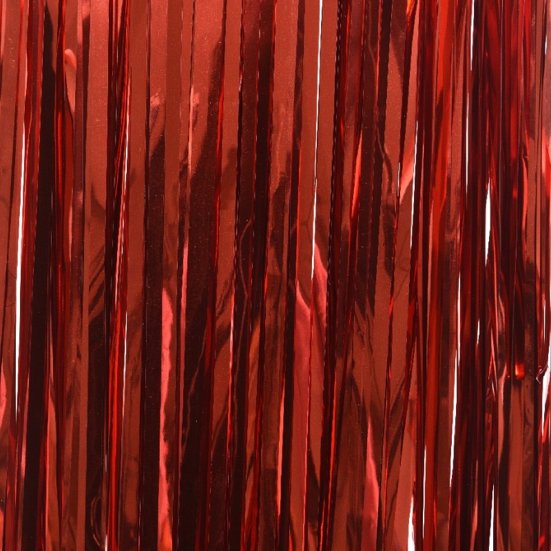 Addobbo Albero Natale Capelli D'Angelo Rosso 200cm