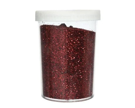 Barattolo Di Glitter Rossi 110gr