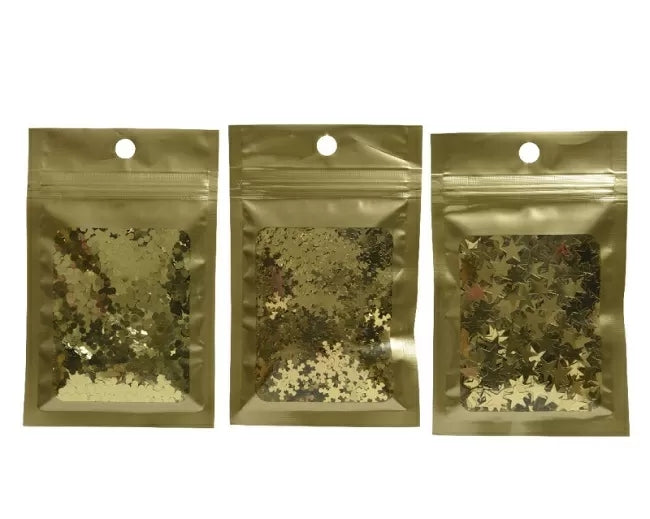 Addobbo Natale Coriandoli Decorativi Oro Con Figure Natalizie Assortite 18gr