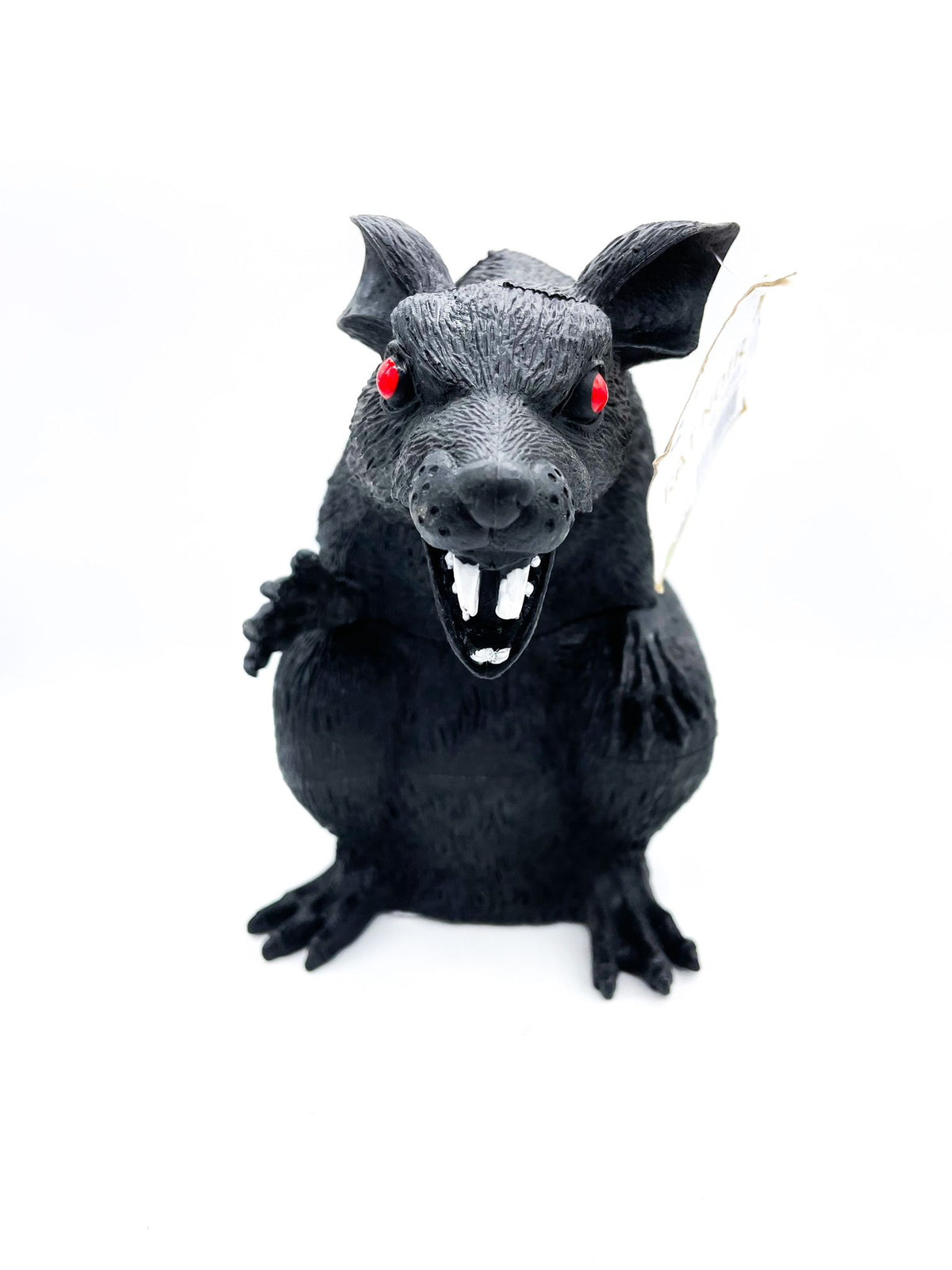 Topo Nero Indemoniato 17cm Scherzi Halloween