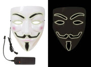 Maschera Halloween V Per Vendetta Con Led