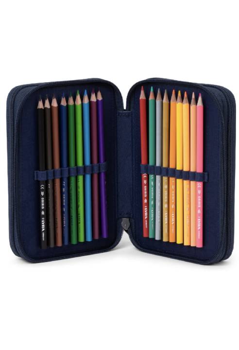 Astuccio 3 Zip Ergobag 23 Superpower Bear