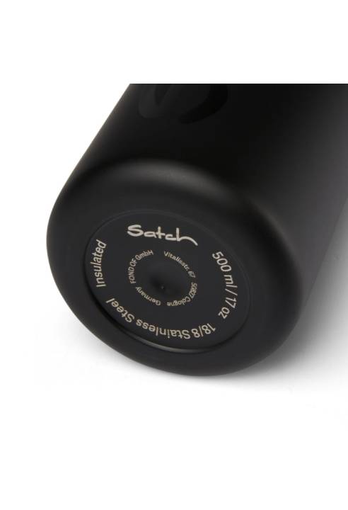 Borraccia Acciaio Satch 24 Black