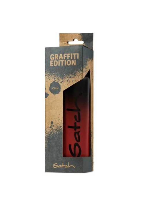 Borraccia Acciaio Satch 24 Black Graffiti