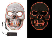 Maschera In Plastica Teschio Con LED Maschera Halloween