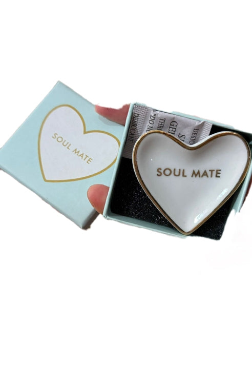 Svuota Tasche In Ceramica Cuore Decorativo Soulmate