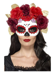 Accessorio Di Halloween Maschera Rose Giorno Dei Morti