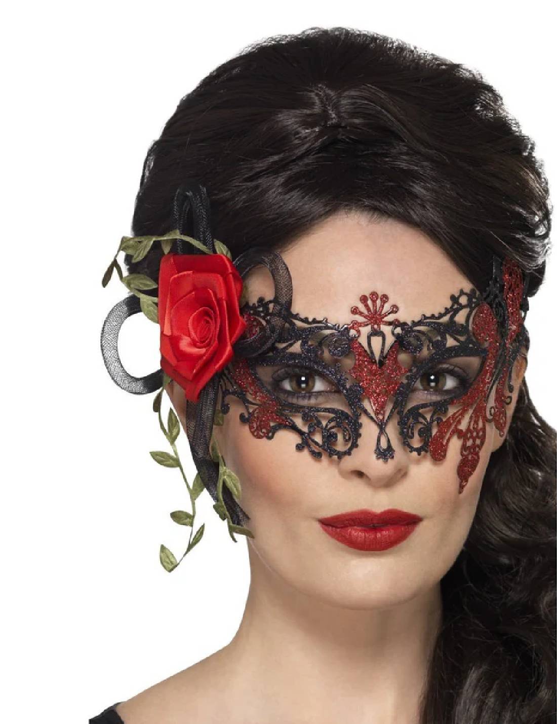 Accessorio Di Halloween Maschera In Filigrana Metallo Giorno Dei Morti
