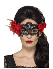Accessorio Di Halloween Maschera In Filigrana Di Pizzo Giorno Dei Morti