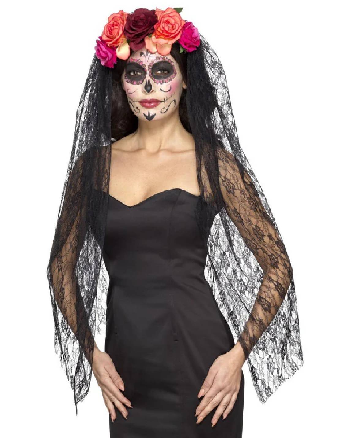 Accessorio Di Halloween Fascia Deluxe Giorno Dei Morti
