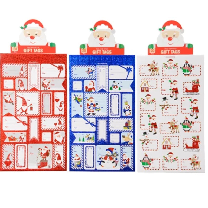 Adesivi Natalizi Etichette Di Natale Babbo Natale Prodotto Assortito