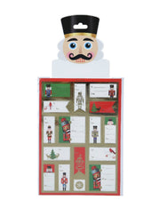 Etichette Di Natale Adesive Tema Schiaccianoci 2 Fogli