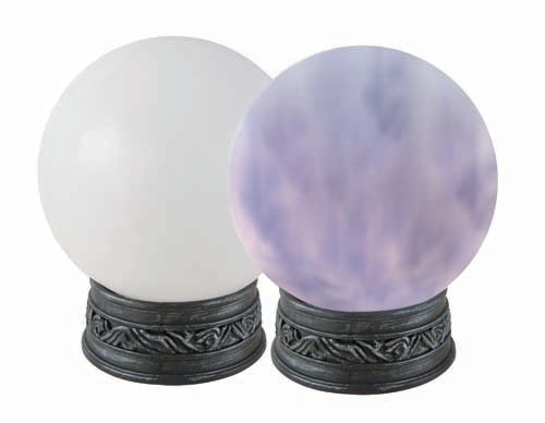 Sfera Di Cristallo Con Luci e Suono In Plastica Ornamenti Halloween