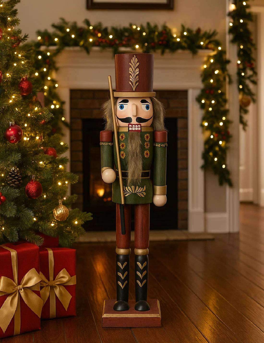 Addobbo Di Natale Schiaccianoci 88cm