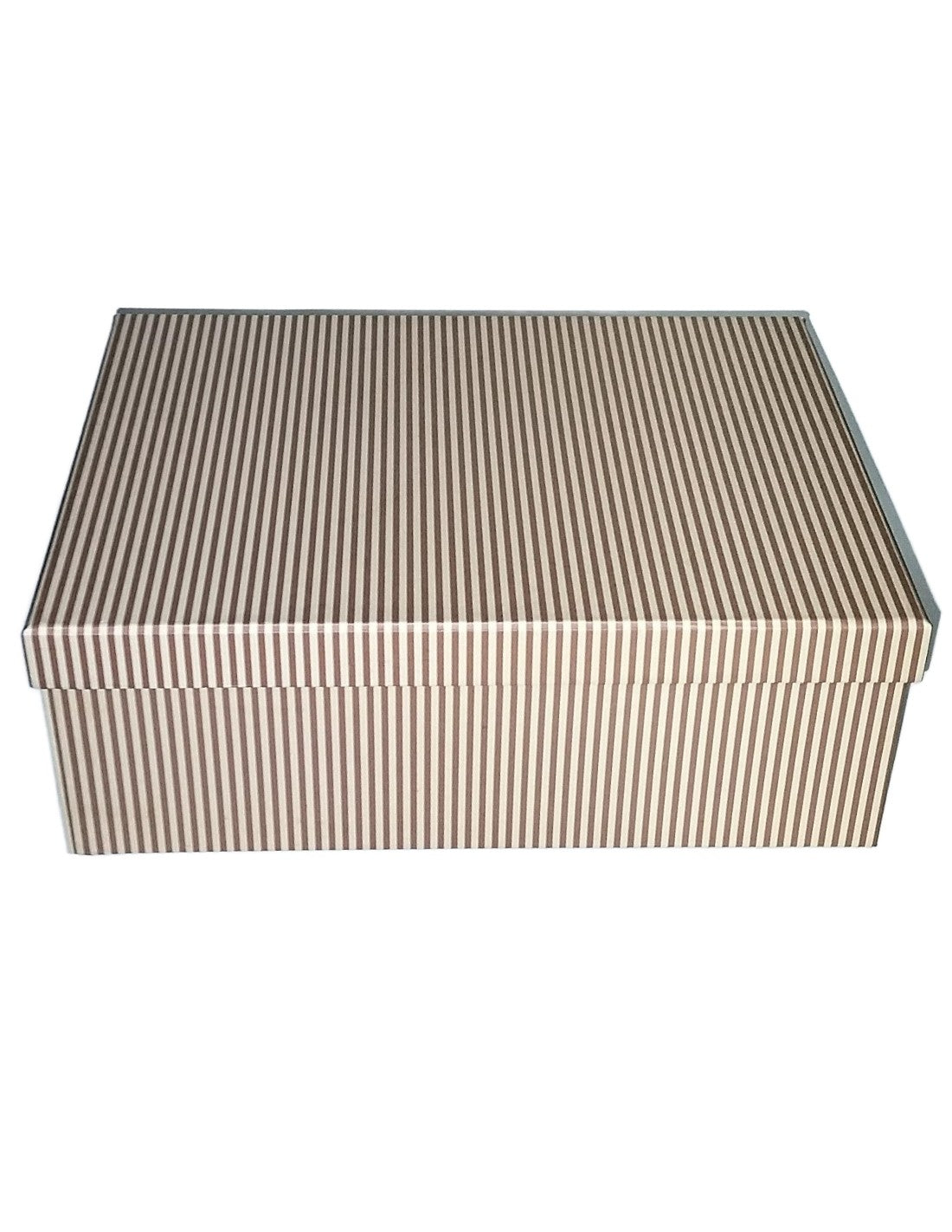 Scatola Regalo Box Quadrata Righe