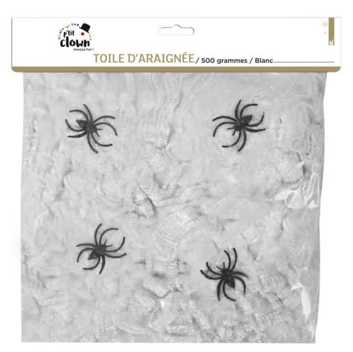 Ragnatela Con 24 Ragni Ornamenti Halloween