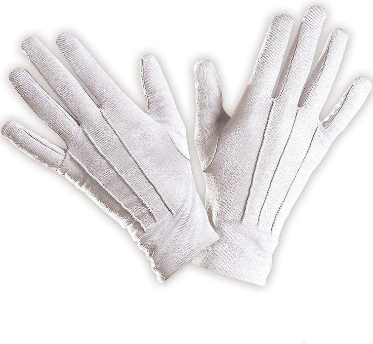 Guanti Bianchi XL Accessori Halloween E Carnevale