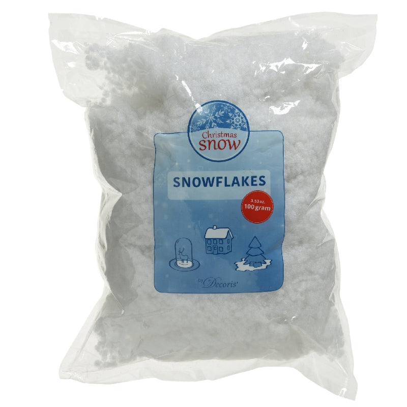 Addobbo Natale Tappeto Effetto Fiocchi Di Neve 35x25cm