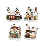 Carillon Natale Casette Luminose A Led