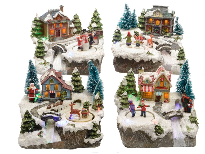 Carillon Natale Scenario Giochi Natalizi Prodotto Assortito