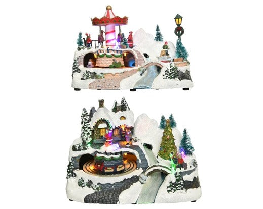 Carillon Natale Scenario Giochi Natalizi Prodotto Assortito