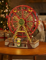 Carillon Di Natale Ruota Panoramica LED 45cm