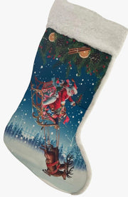 Calza Befana Epifania Babbo Natale Cambia Colore 58cm