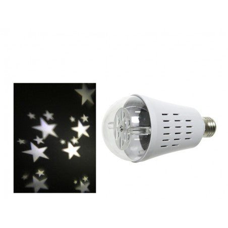 Lampadina LED 4W Proiettore Cielo Stellato Bianco Freddo