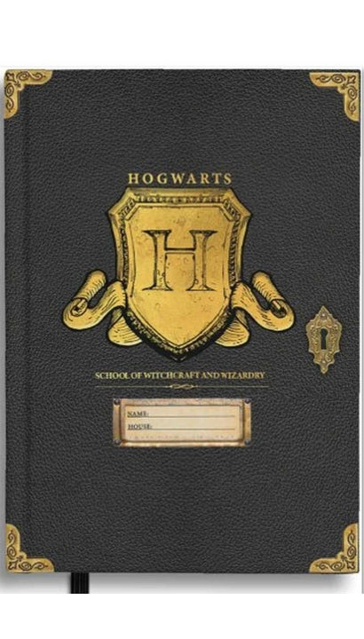 Quaderno A5 Harry Potter Blu Copertina In Pelle