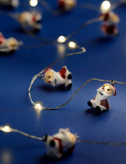 Serie Di Luci Natale Figure Natalizie 20 LED Luce Calda L190cm