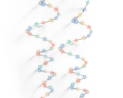Serie Luci Di Natale LED Multicolor 100 Micro LED 159cm