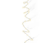 Serie Luci Di Natale LED Bianco Caldo 100 Micro LED 159cm
