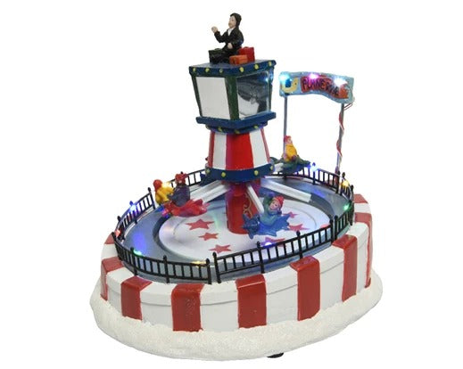 Carillon Natale Giostre Aereoplani Con Luci e Movimento