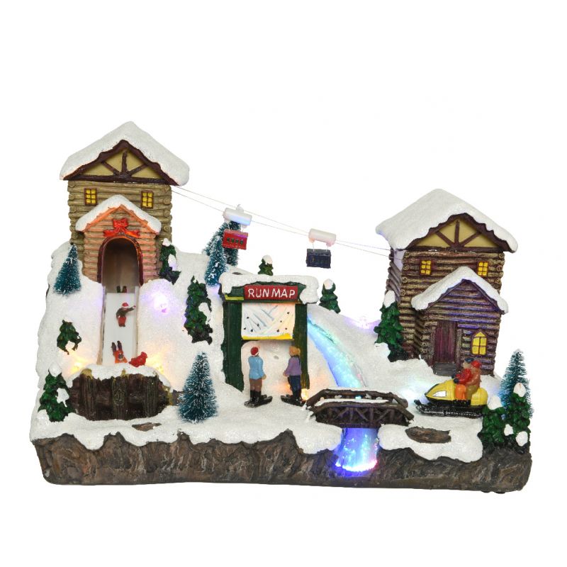 Carillon Natale Scenario Innevato E Run Map