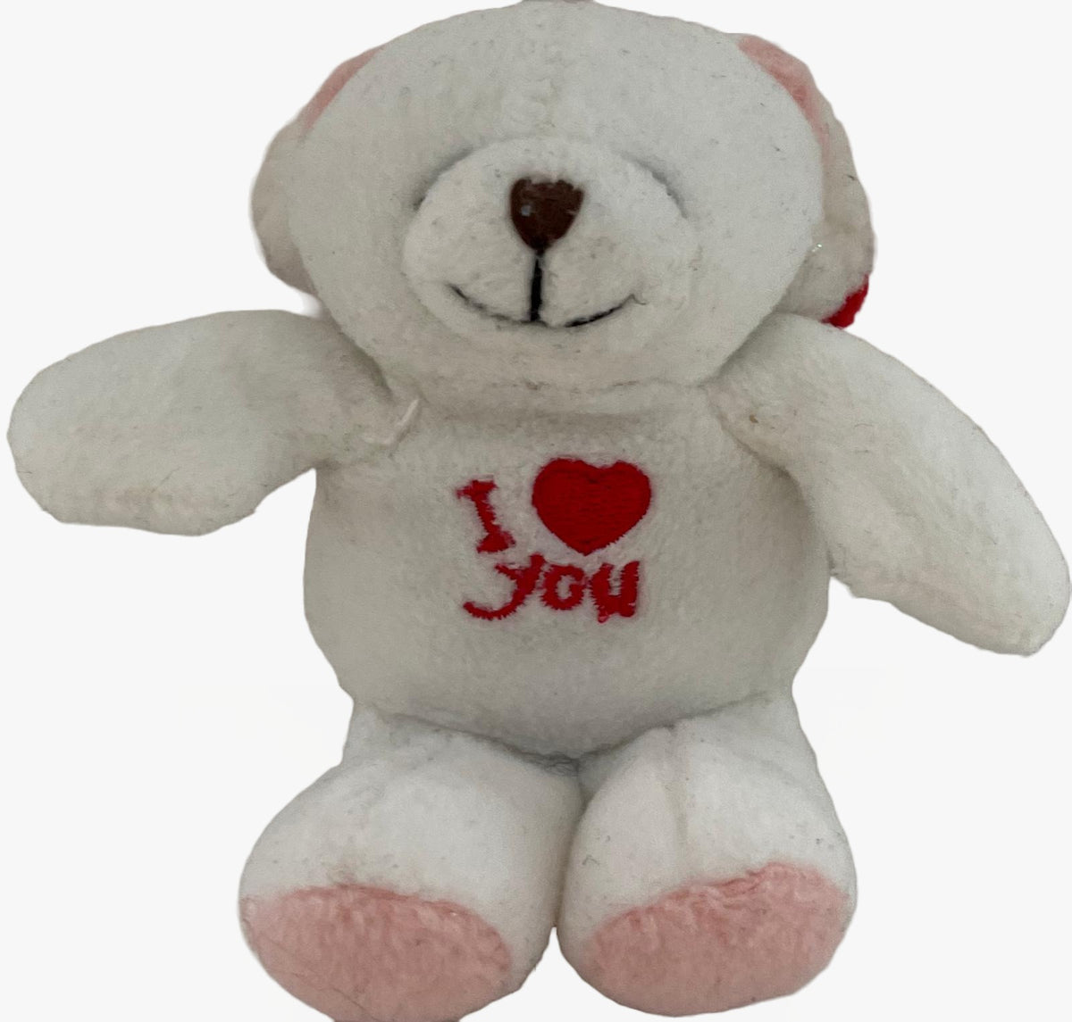 Peluche Natale Orsetto Polare I Love You 12CM